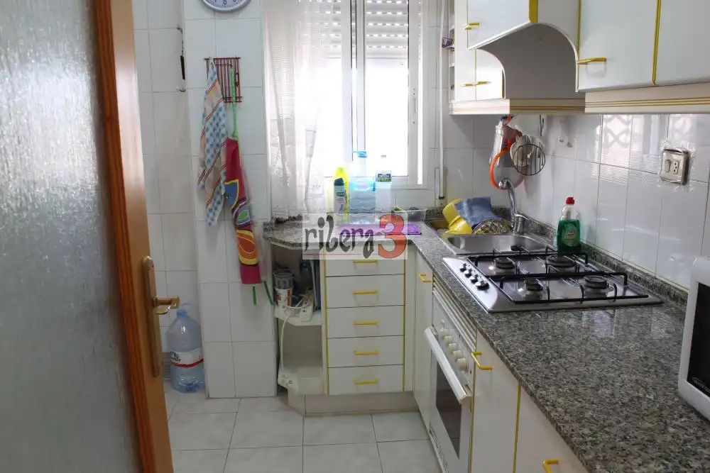 Küche von Wohnung zum Verkauf in San Javier mit Klimaanlage, Terrasse und Balkon