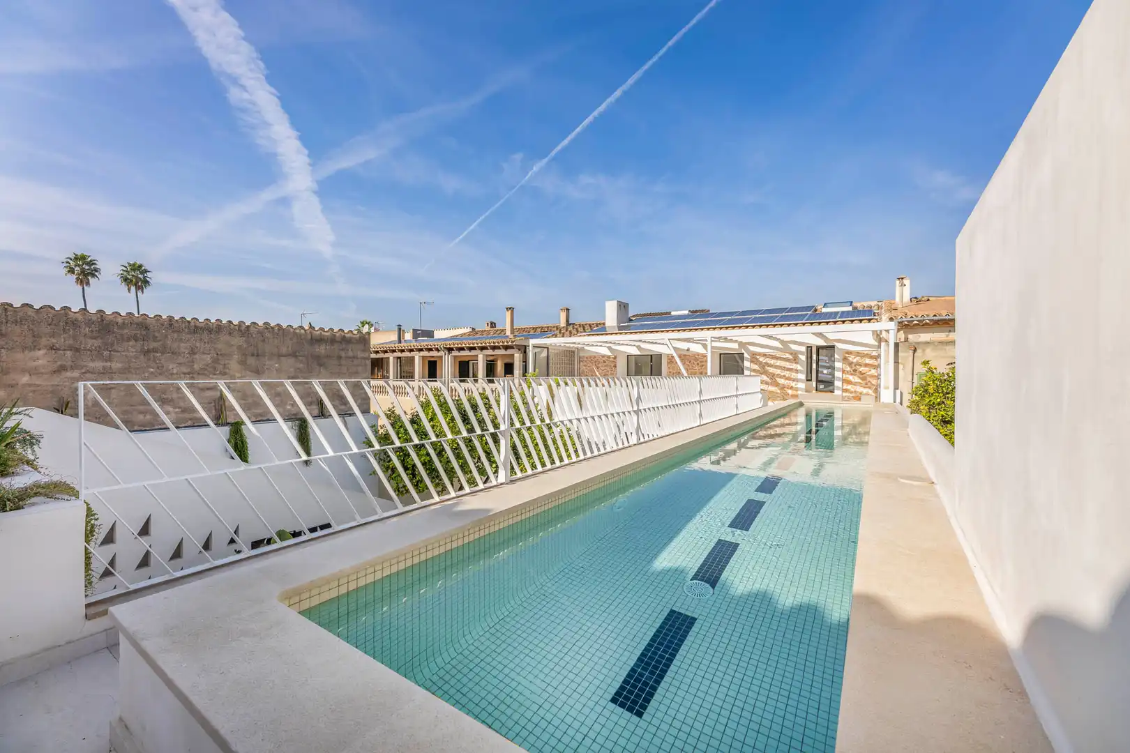 Piscina de Casa adosada en venta en Santa María del Camí con Aire acondicionado, Jardín privado y Terraza