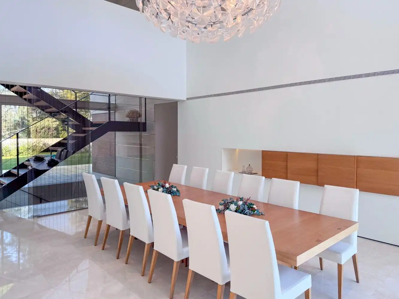 Dining room of Houses for sale in Madrid  with Air Conditioner, Heating and Private garden