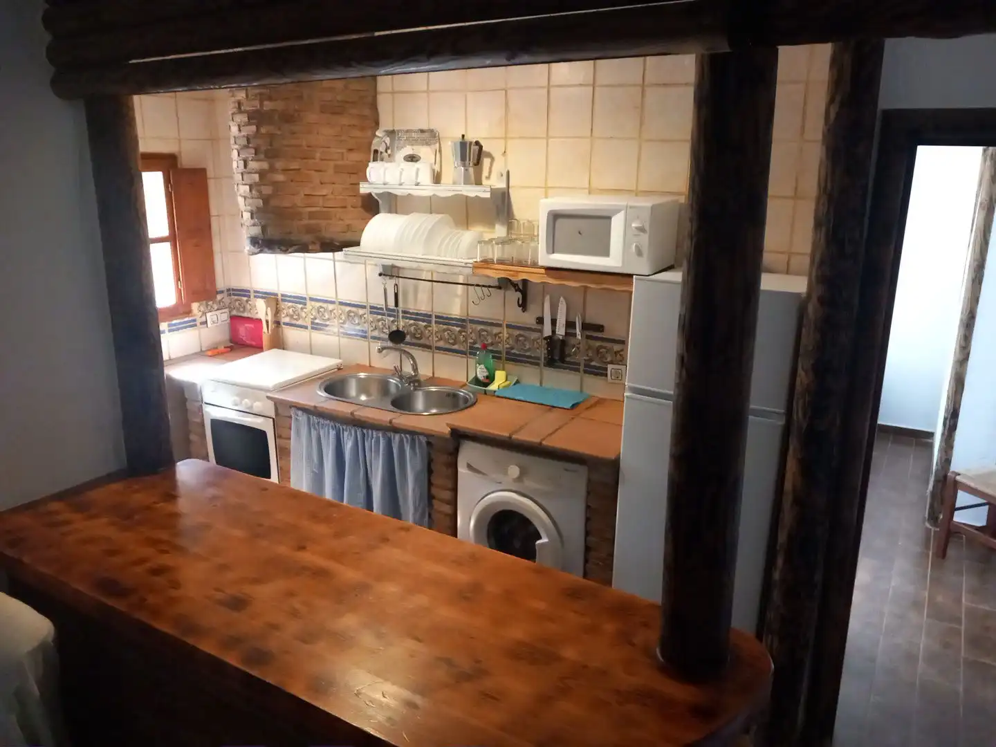 Cuina de Casa o xalet de lloguer en Órgiva amb Terrassa
