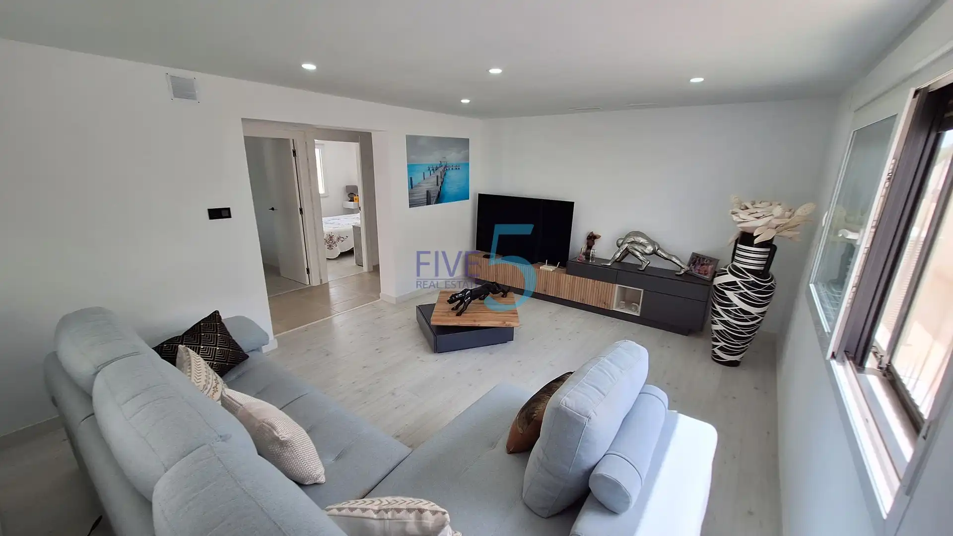 Sala de estar de Casa o chalet en venta en San Fulgencio con Aire acondicionado, Terraza y Trastero
