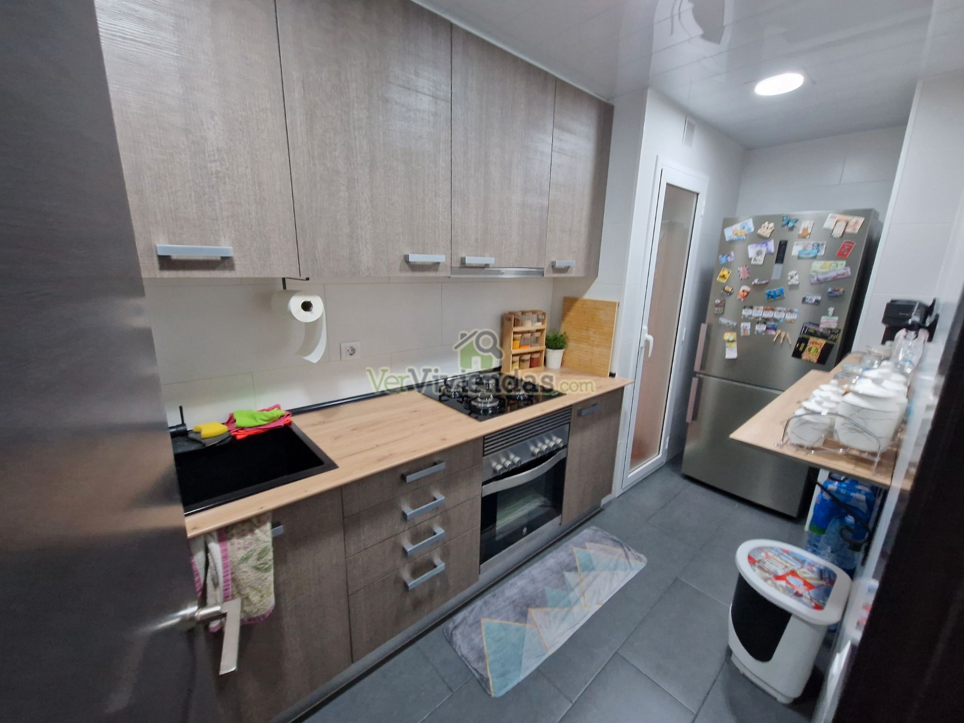 Kitchen of Flat for sale in Sant Boi de Llobregat  with Air Conditioner, Heating and Parquet flooring