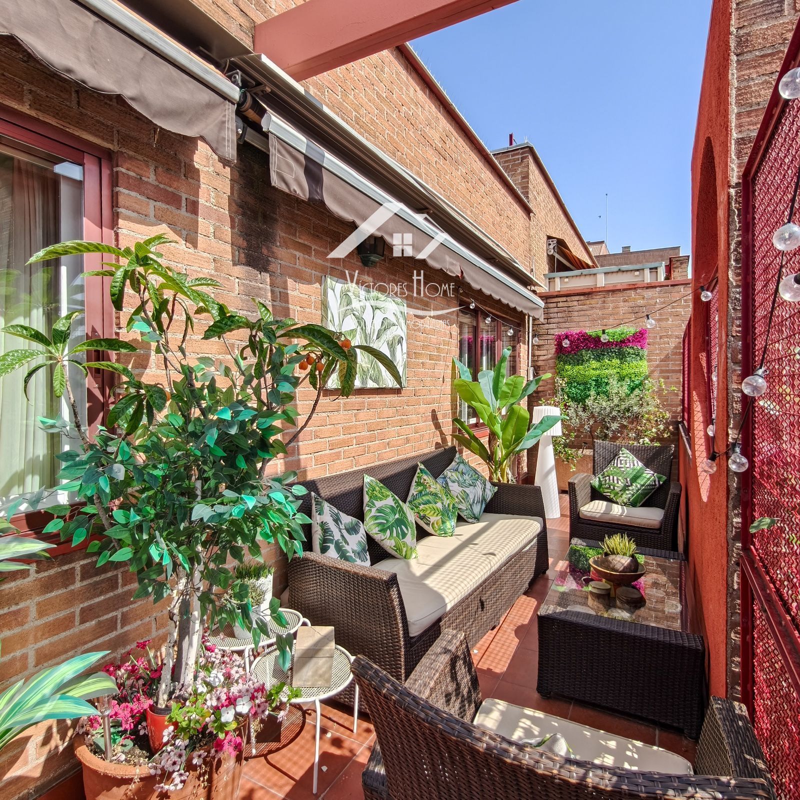 Terrace of Flat for sale in  Madrid Capital  with Air Conditioner, Heating and Parquet flooring