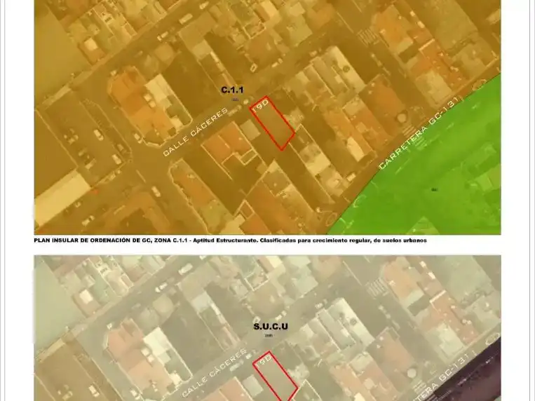 Vista exterior de Casa adosada en venta en Telde con Aire acondicionado, Jardín privado y Amueblado