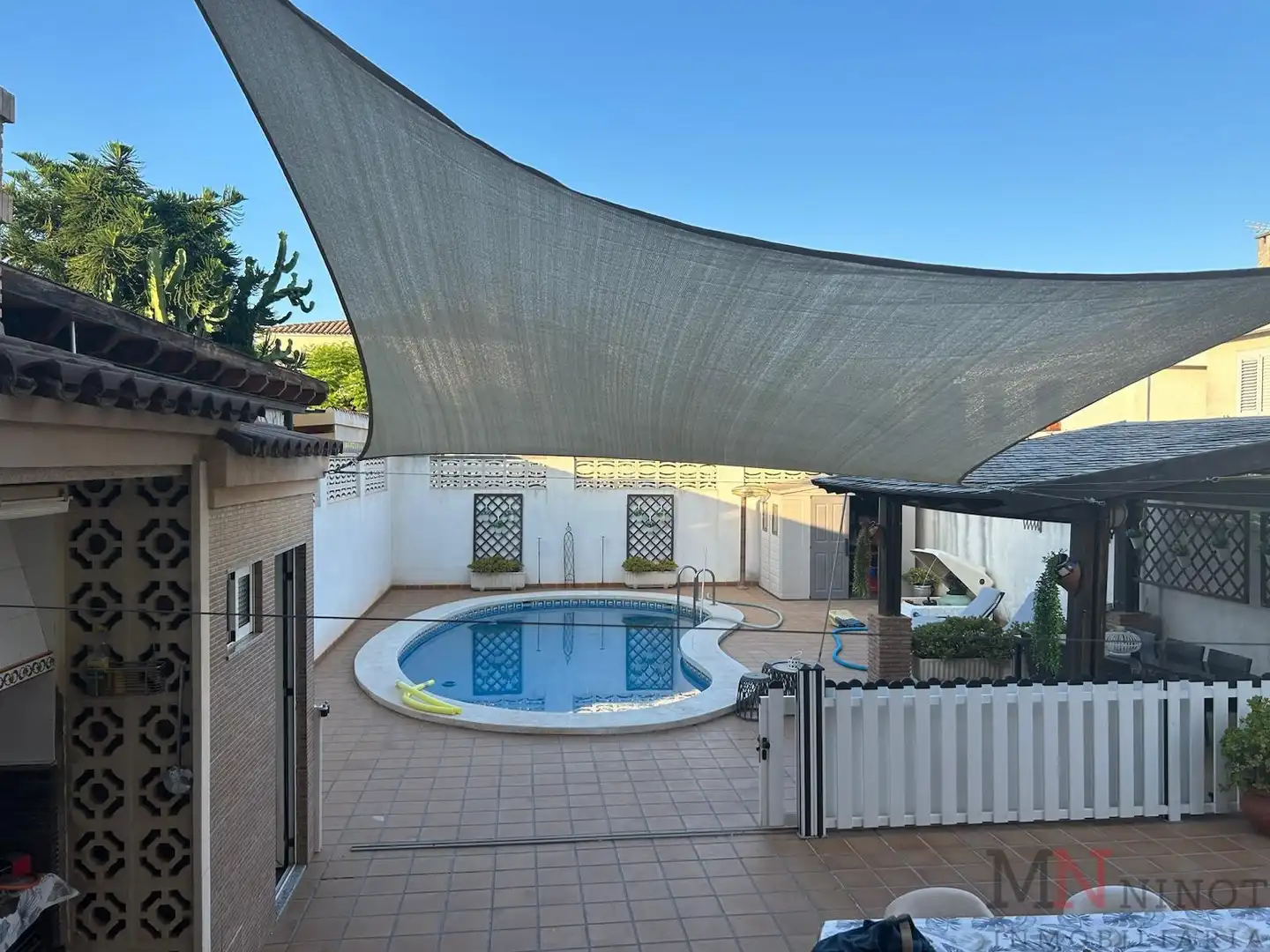 Piscina de Casa o xalet de lloguer en Benicasim / Benicàssim amb Aire condicionat, Calefacció i Terrassa