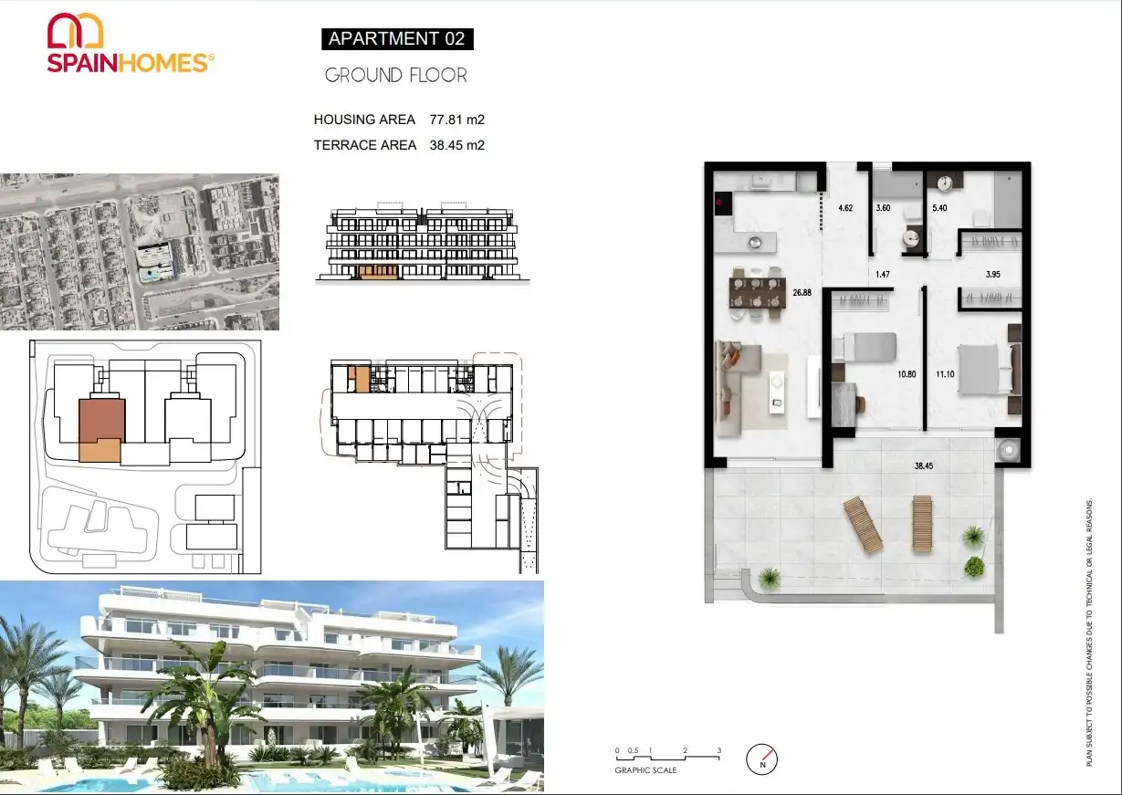 Apartament amb terrassa en venda a Orihuela Costa, imagen 37