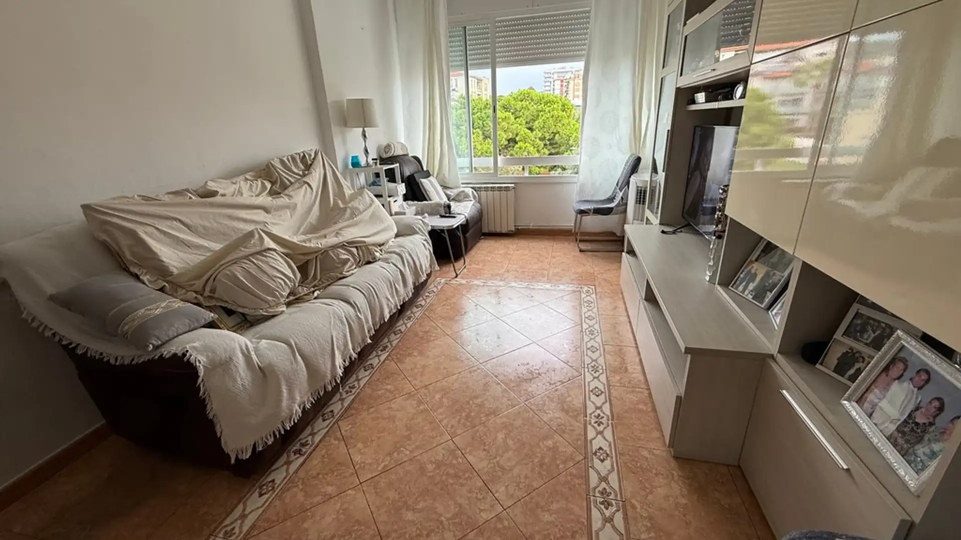 Sala de estar de Ático en venta en Sitges con Calefacción, Horno y Lavadora