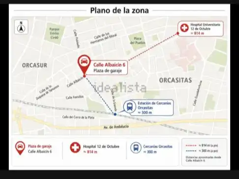 Exterior view of Garage for rent in Madrid