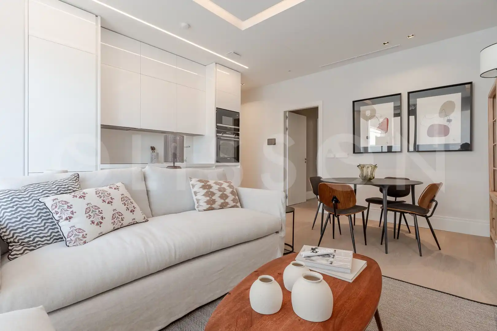 Sala de estar de Piso en venta en Madrid con Aire acondicionado, Amueblado y Domótica