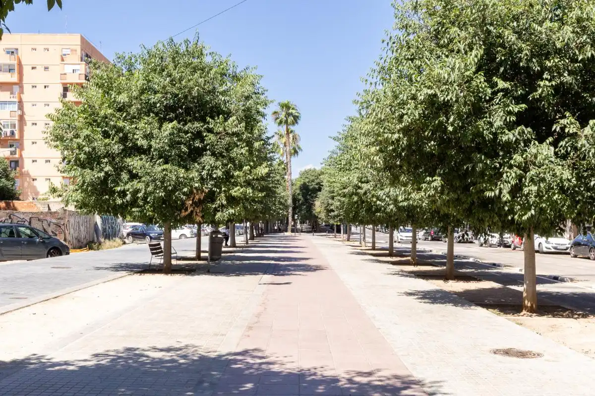Exterior view of Flat for sale in Valencia  with Heating, Terrace and Furnished