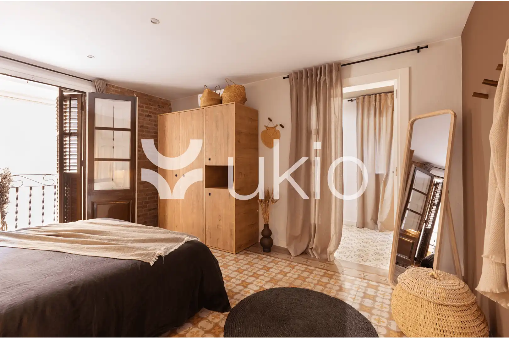 Bedroom of Apartments for rent in Barcelona  with Air Conditioner, Heating and Furnished