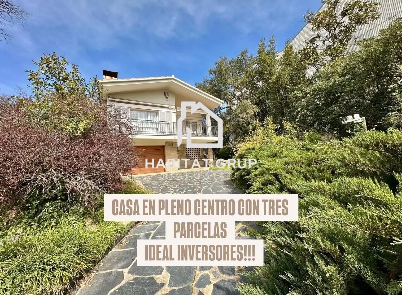 Vista exterior de Casa o xalet en venda en Santa Coloma de Farners amb Aire condicionat, Calefacció i Jardí privat