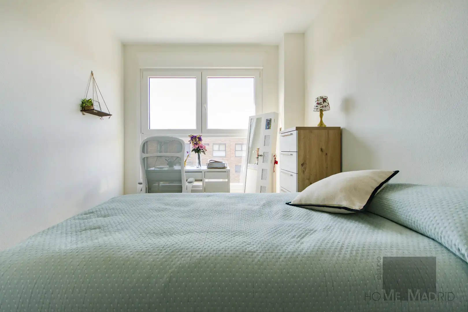 Schlafzimmer von Dachboden zum Verkauf in Madrid mit Klimaanlage, Heizung und Parkett