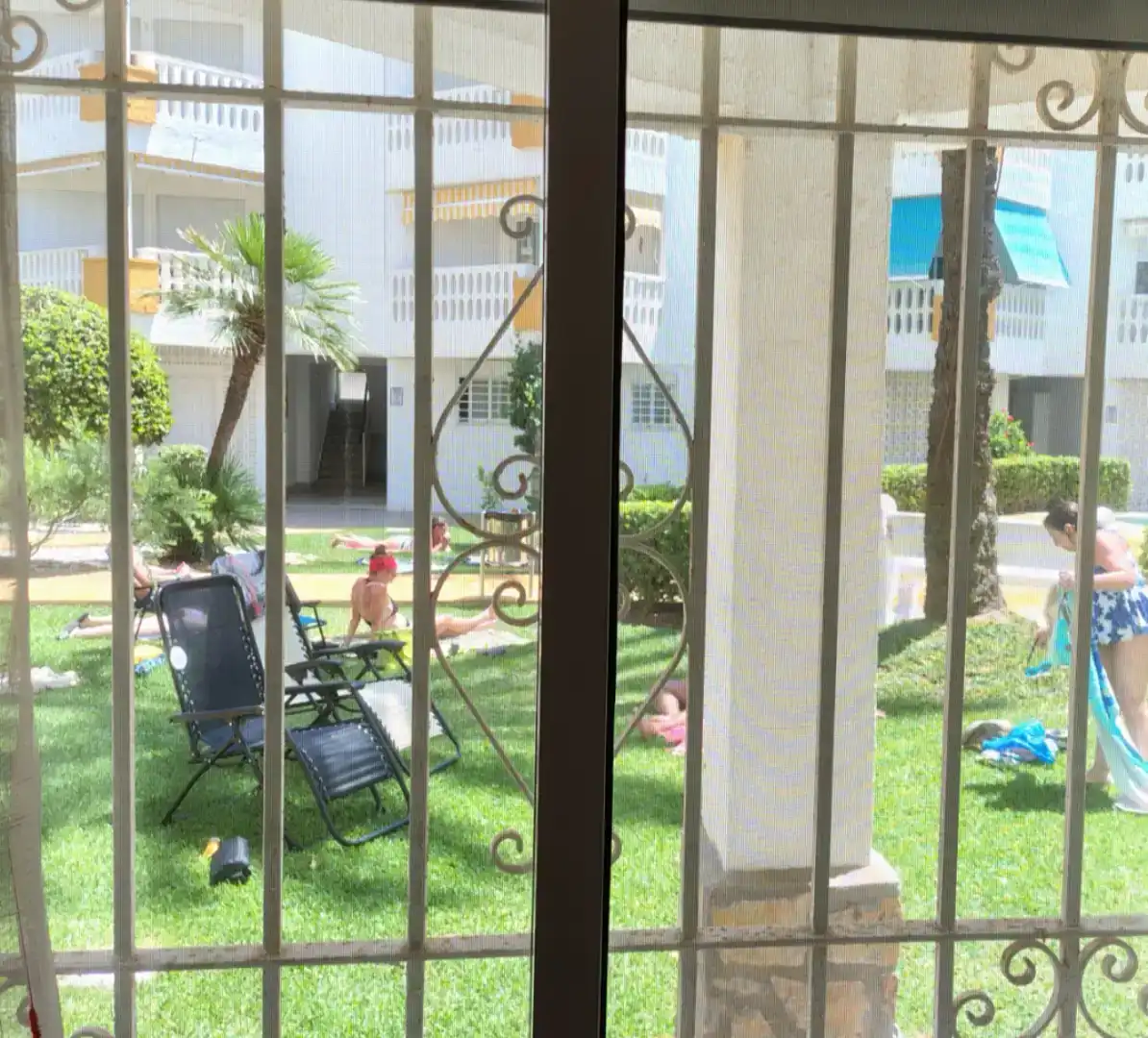 Jardí de Pis de lloguer en Dénia amb Aire condicionat, Jardí privat i Piscina