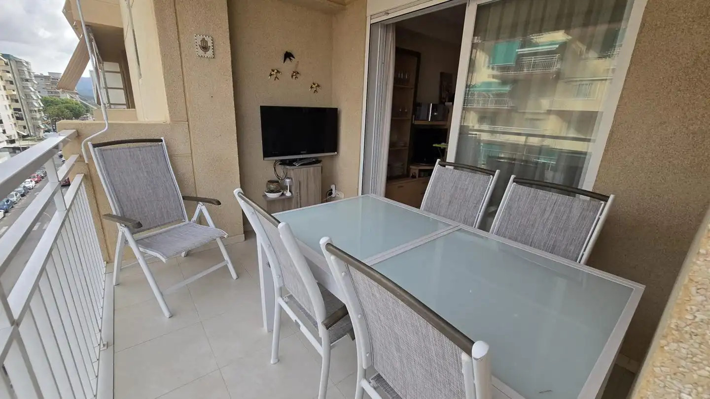 Terraza de Apartamento de alquiler en Gandia con Terraza, Amueblado y Piscina comunitaria