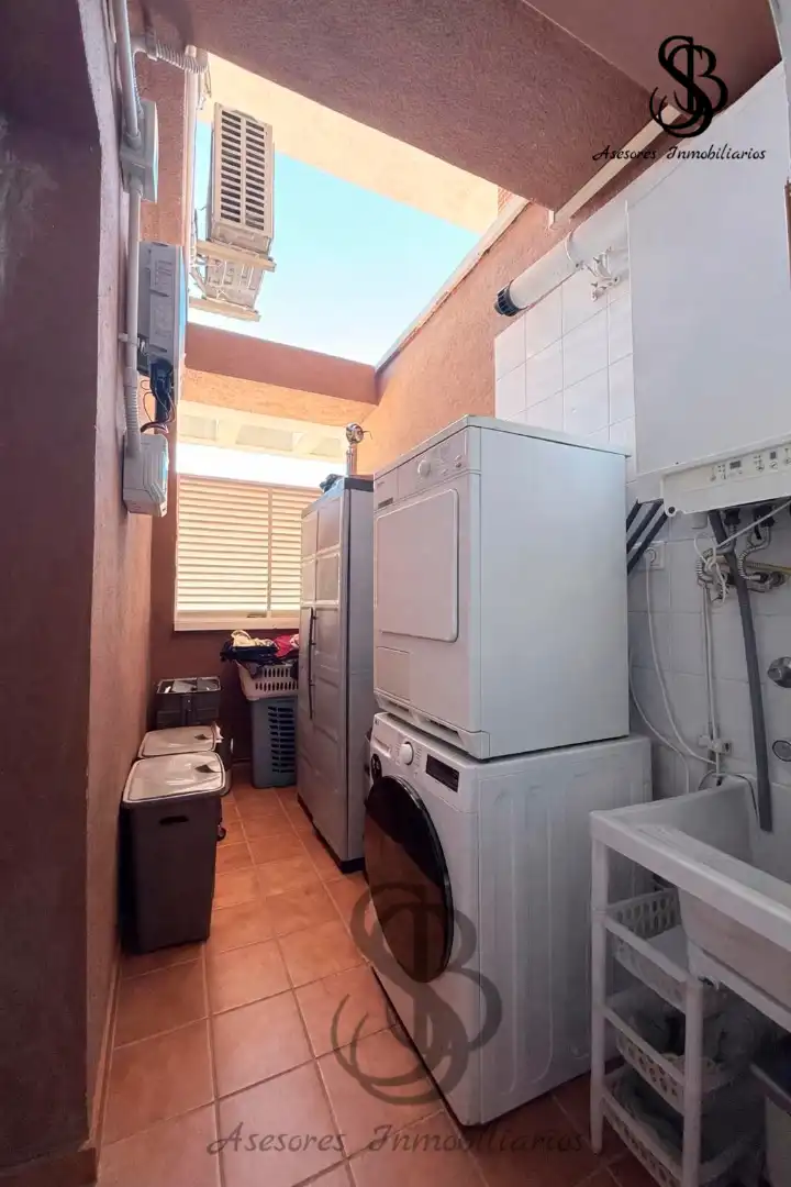 Cocina de Casa adosada en venta en Mutxamel con Aire acondicionado, Calefacción y Jardín privado