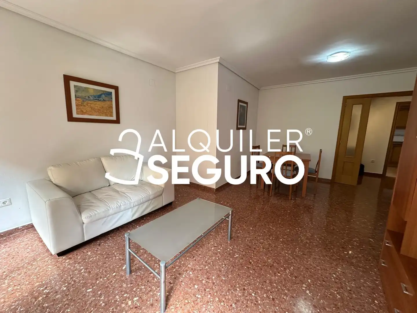 Living room of Flat for rent in Torrent  with Air Conditioner and Furnished
