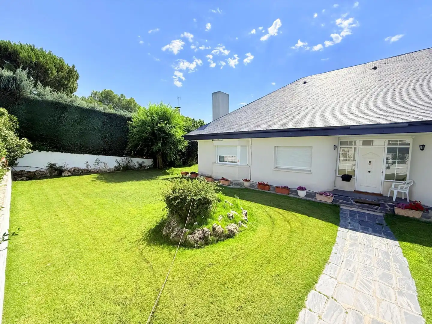 Jardín de Casa o chalet en venta en Boadilla del Monte con Aire acondicionado, Calefacción y Piscina