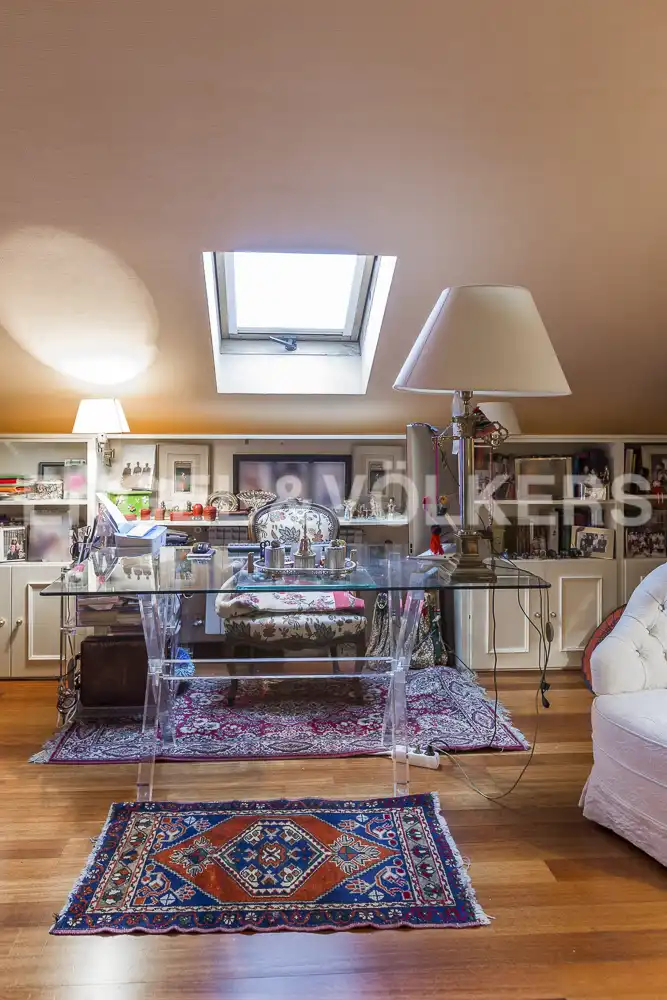 Living room of Houses for sale in Madrid  with Air Conditioner, Heating and Private garden