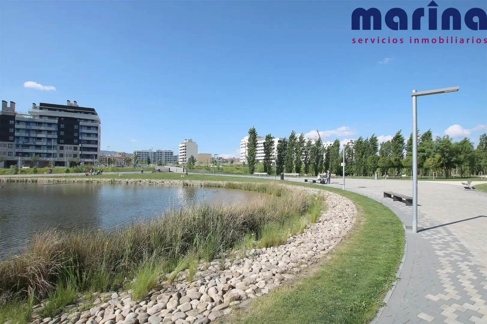 Exterior view of Flat for sale in  Pamplona / Iruña  with Heating, Parquet flooring and Storage room