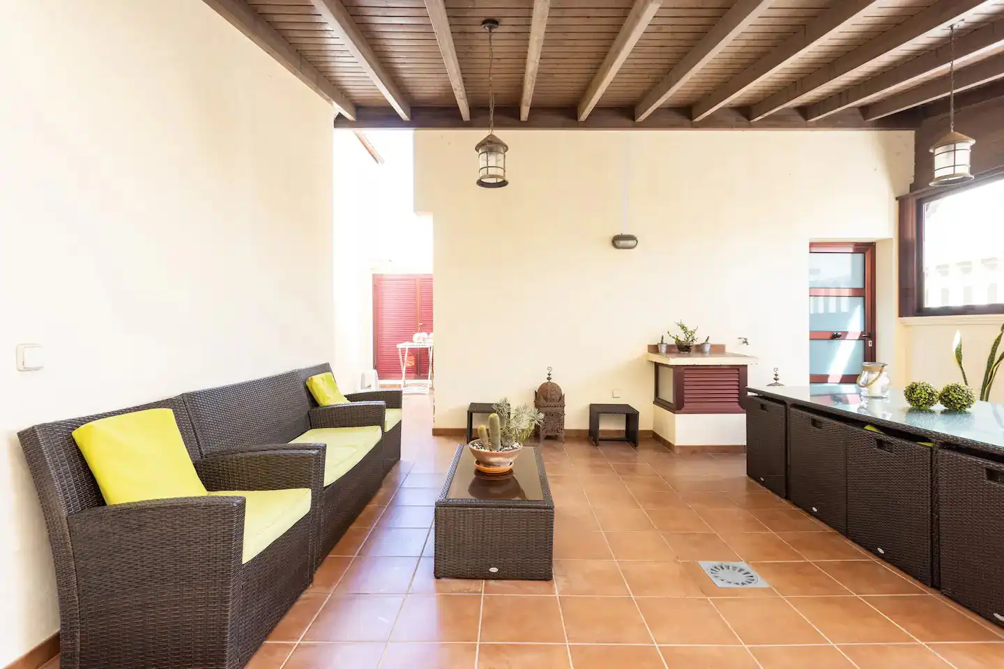 Terraza de Piso de alquiler en Granadilla de Abona con Terraza, Piscina y Amueblado