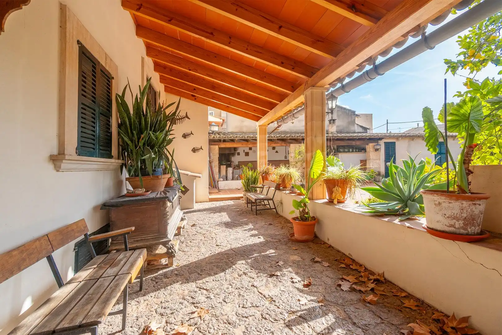 Terrassa de Casa o xalet en venda en  Palma de Mallorca amb Calefacció, Jardí privat i Terrassa