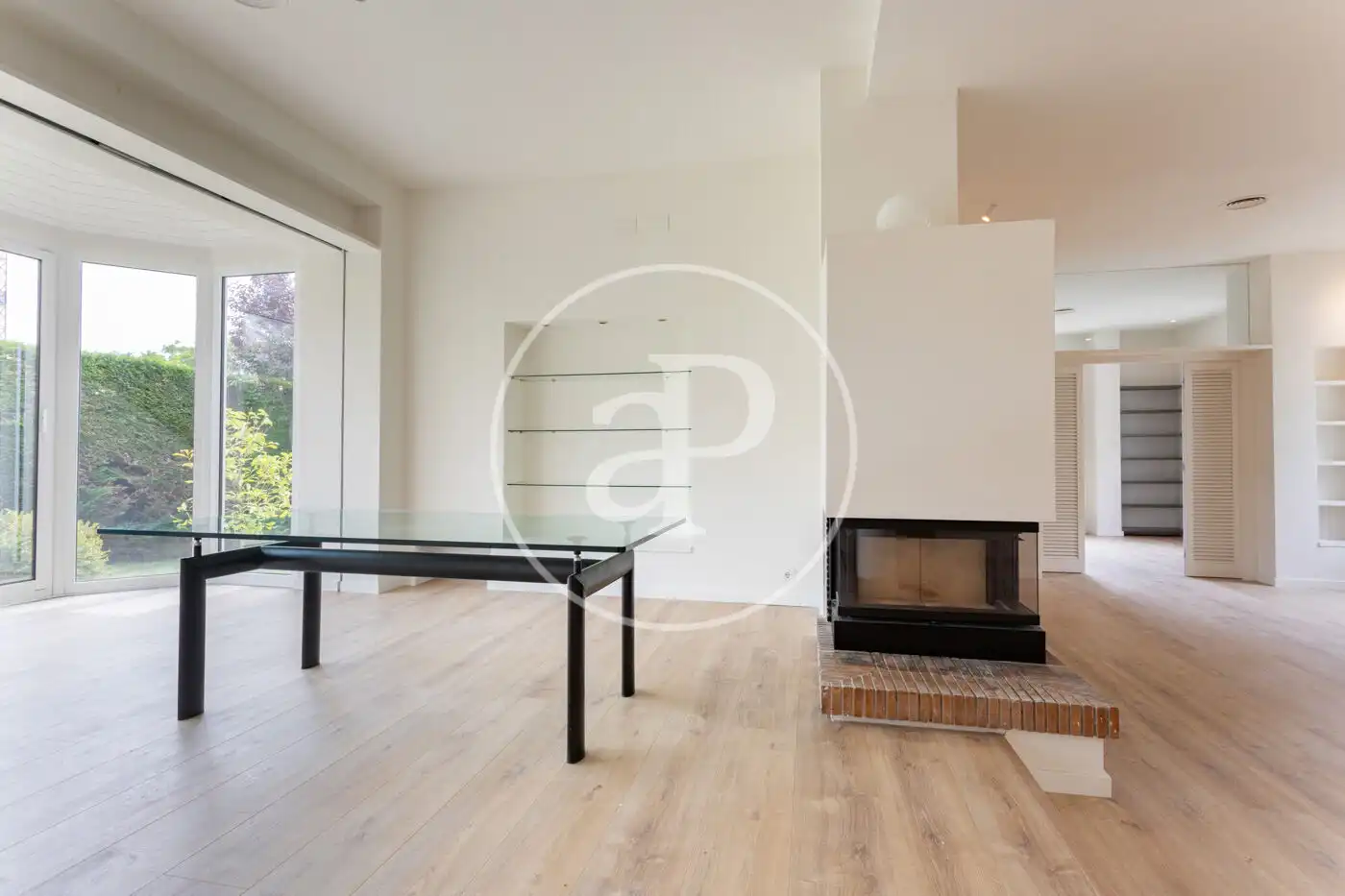 Sala de estar de Casa o chalet de alquiler en Barcelona con Aire acondicionado, Calefacción y Terraza