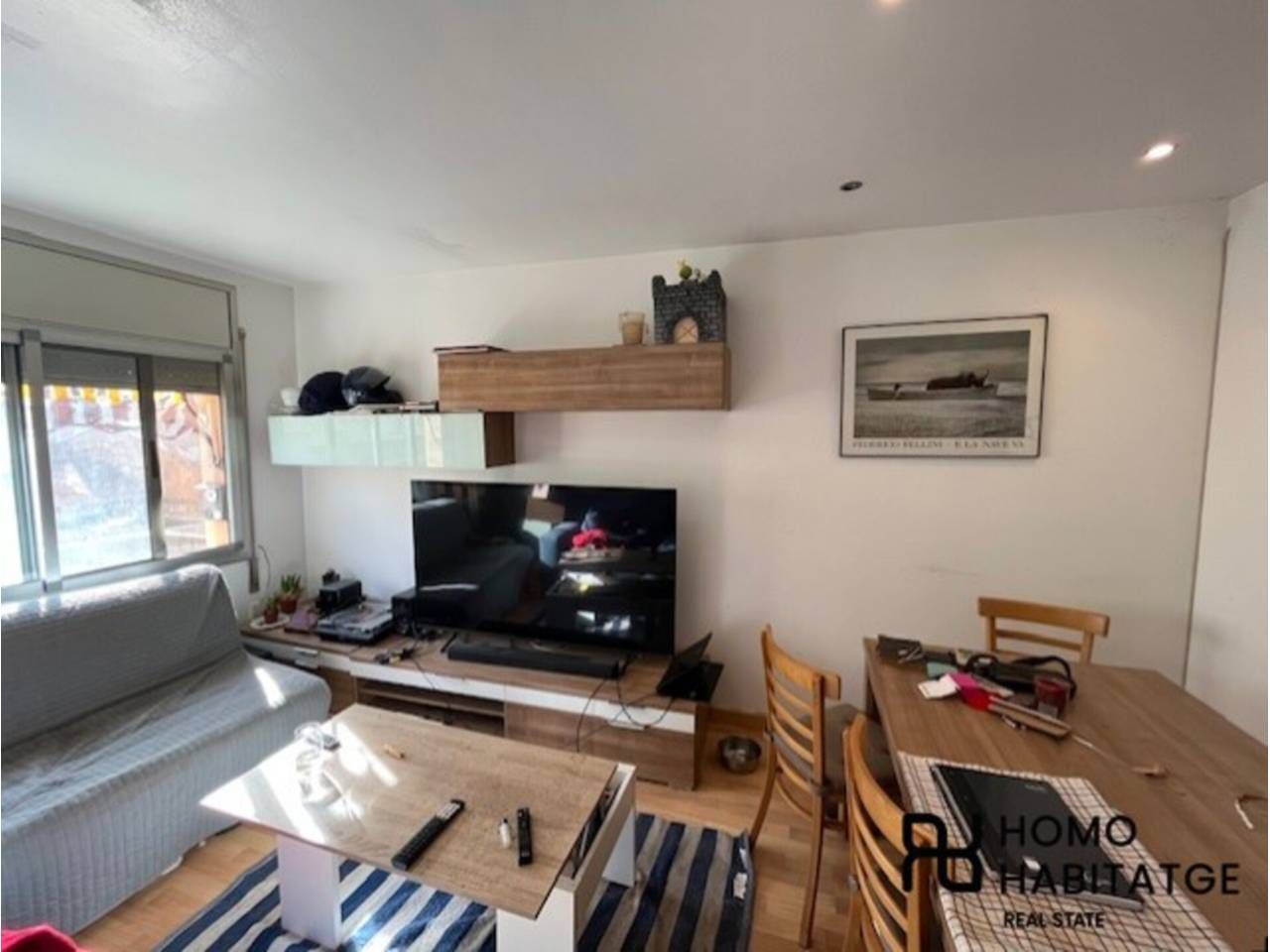 Sala de estar de Piso en venta en Barberà del Vallès con Aire acondicionado, Calefacción y Parquet