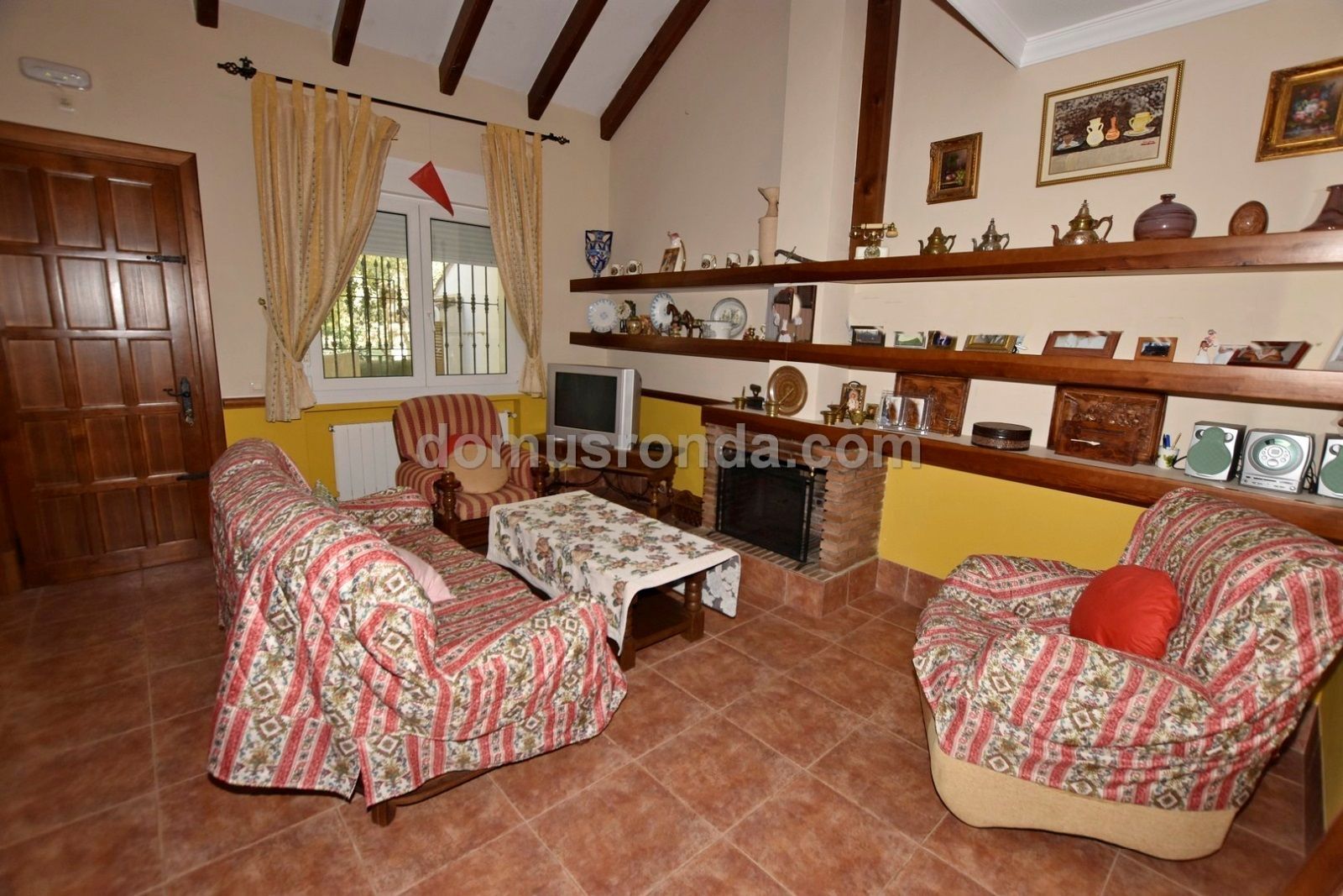 Living room of House or chalet for sale in Cuevas del Becerro  with Heating, Terrace and Storage room