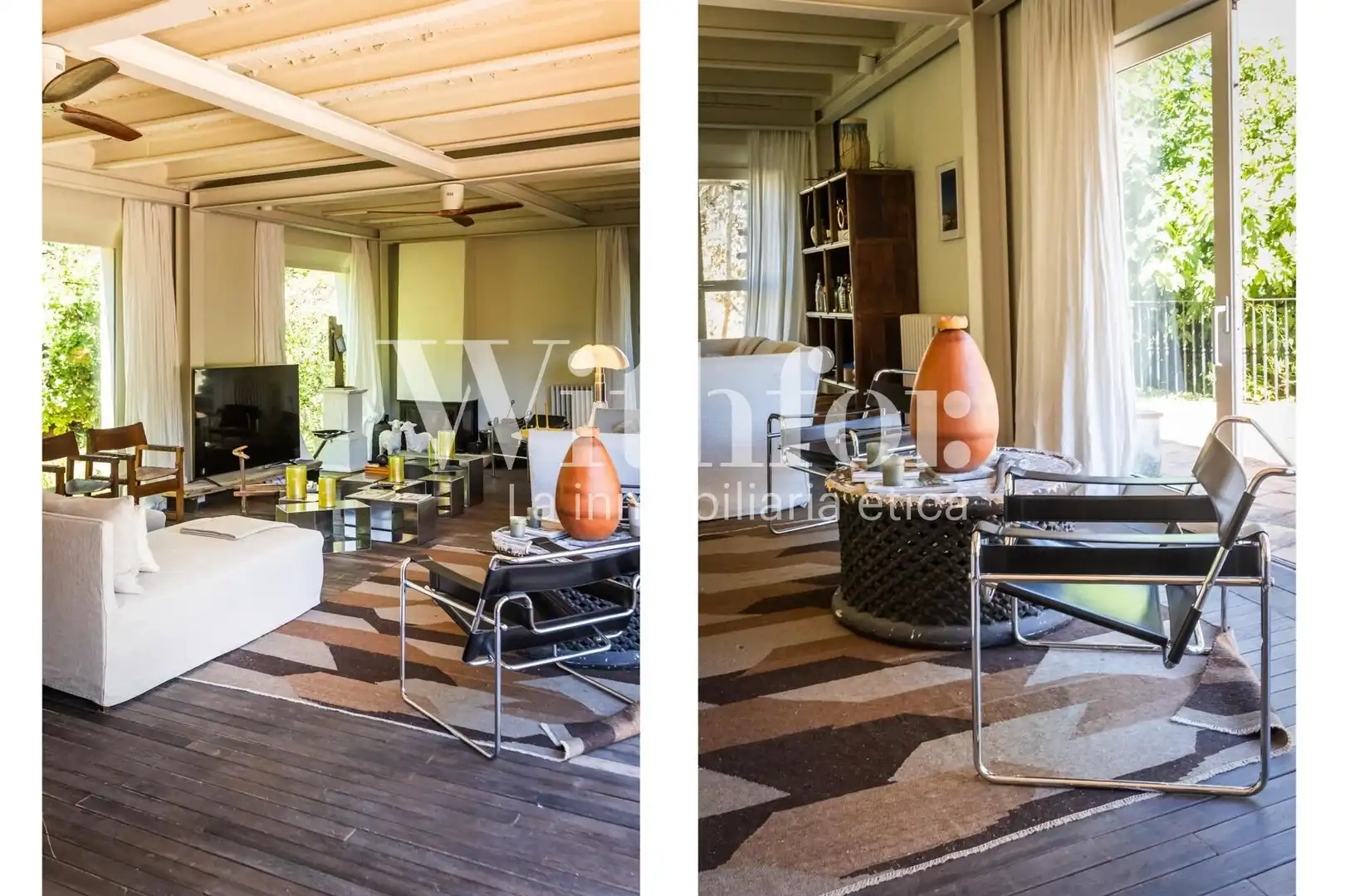 Sala de estar de Casa o chalet en venta en La Pera con Calefacción, Jardín privado y Terraza
