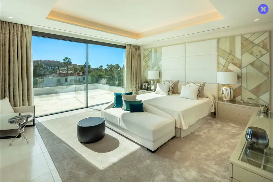 Bedroom of Houses for rent in Marbella  with Air Conditioner, Private garden and Terrace