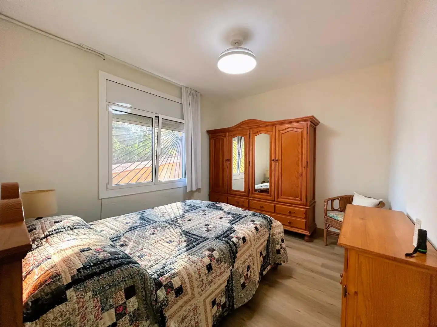 Bedroom of Flat for rent in Sant Cugat del Vallès  with Private garden, Parquet flooring and Terrace