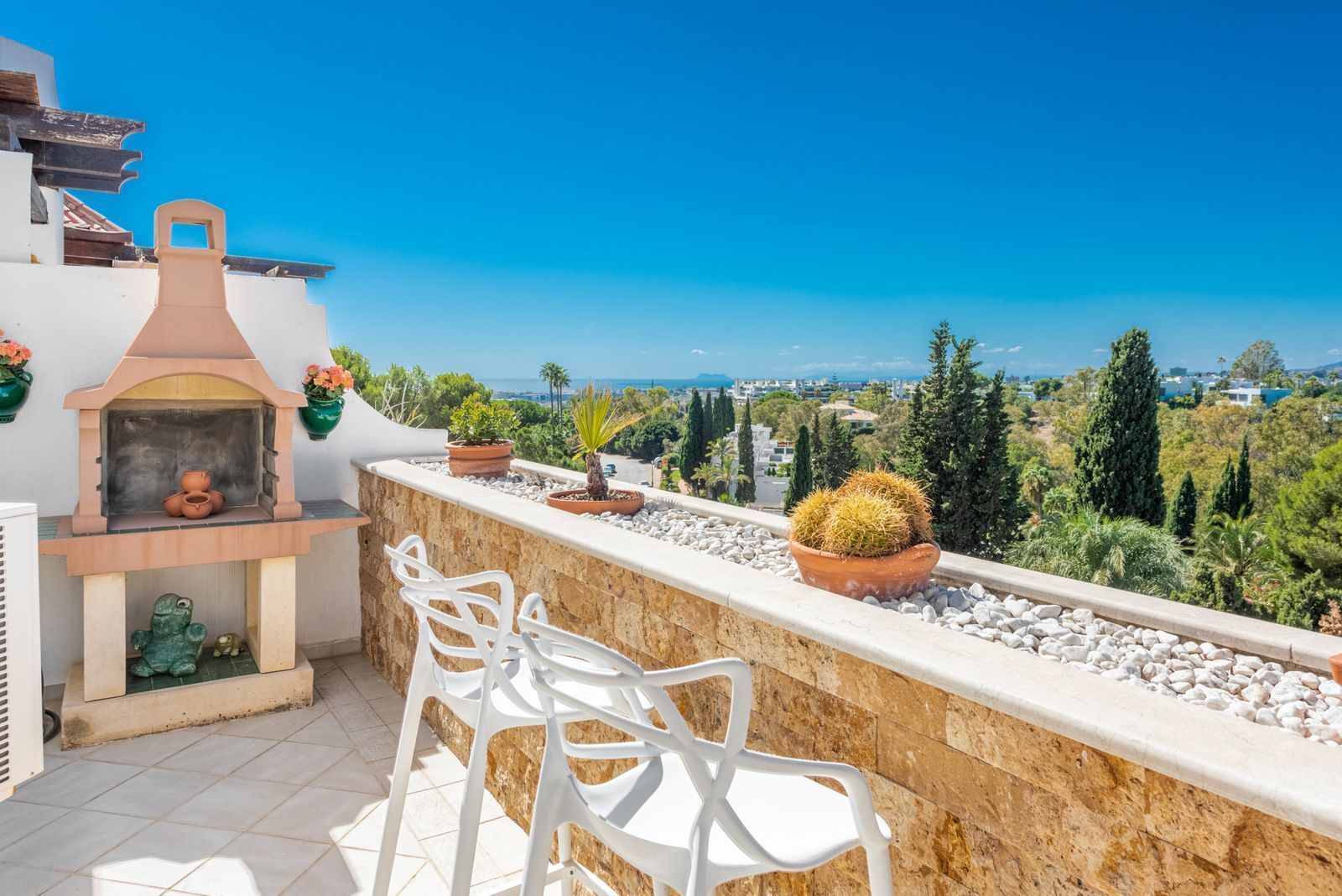 Terrace of Duplex for sale in Marbella  with Terrace, Storage room and Community pool