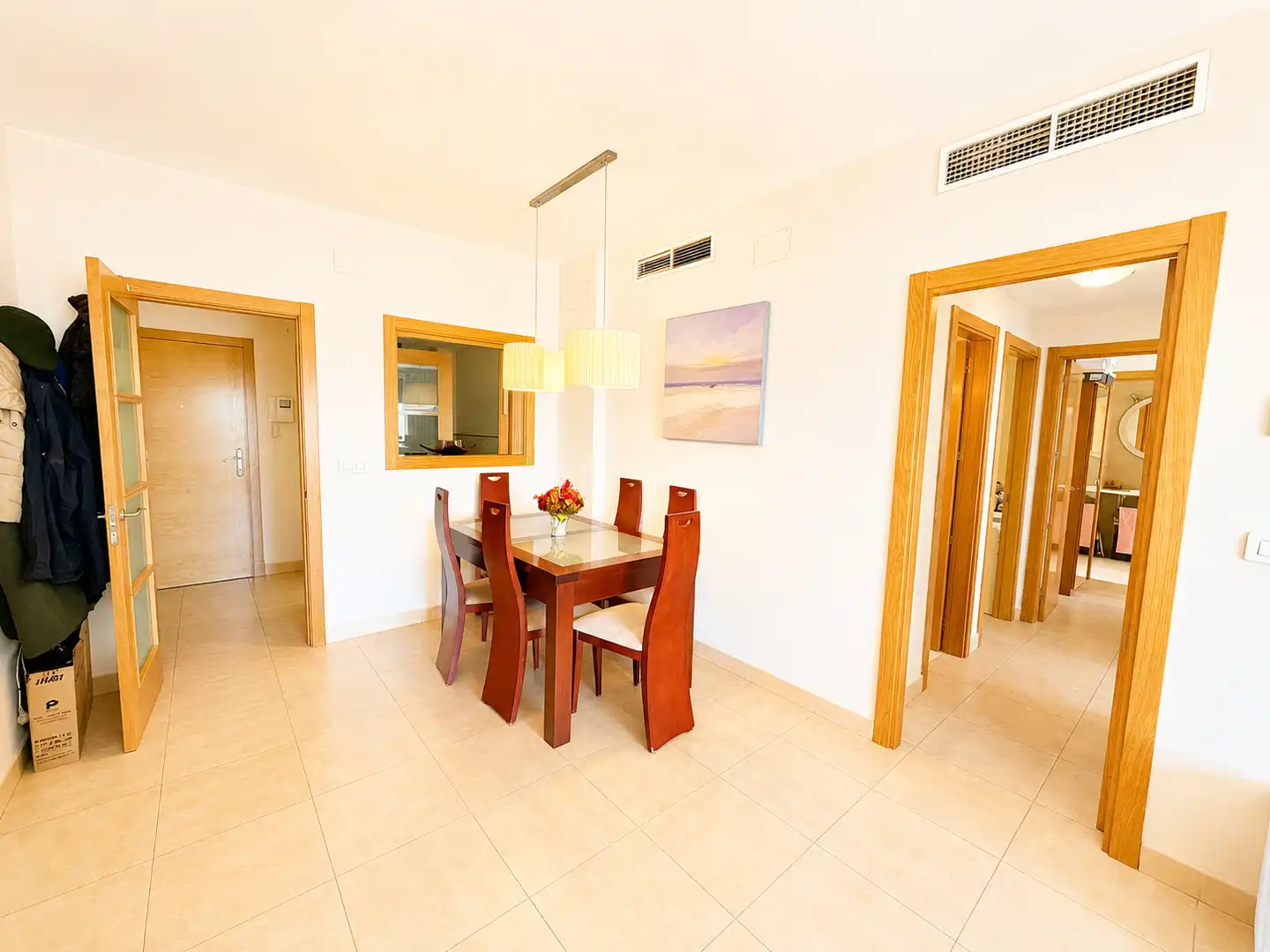 Dining room of Flat for sale in Sevilla  with Air Conditioner and Community pool