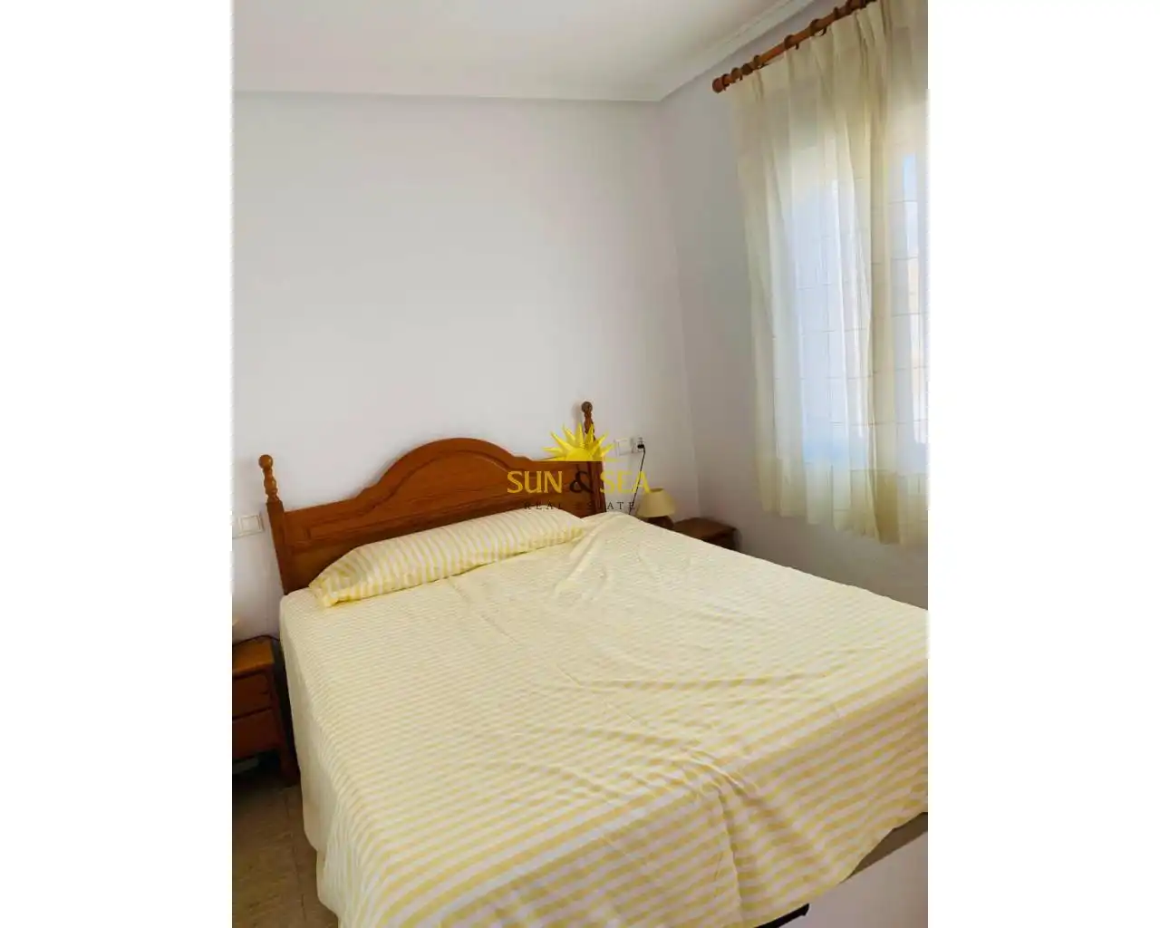 Schlafzimmer von Haus oder Chalet zur Miete in Santa Pola mit Klimaanlage, Heizung und Terrasse