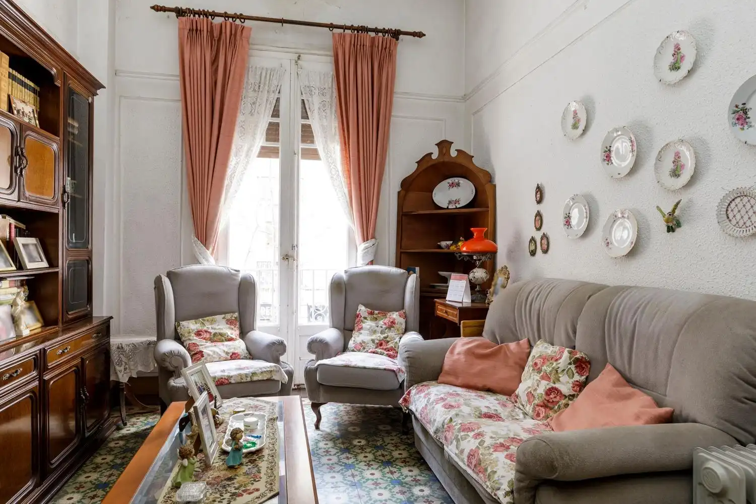 Sala de estar de Piso en venta en Zaragoza con Calefacción y Balcón