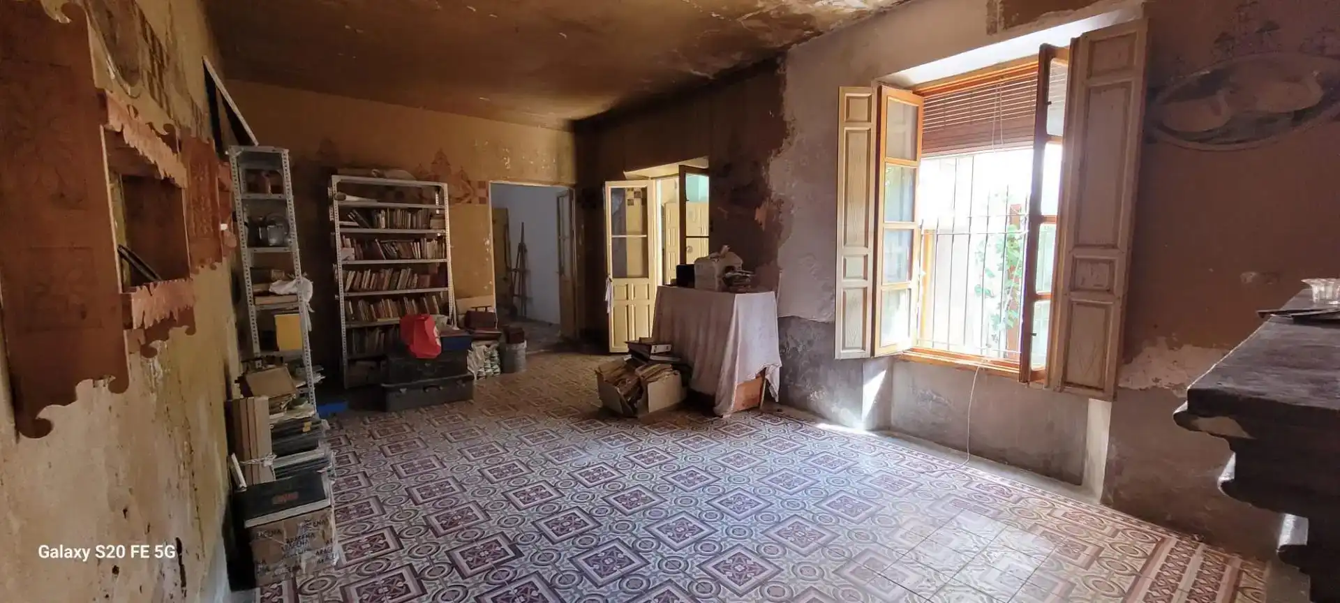 Sala de estar de Casa adosada en venta en El Ballestero con Jardín privado
