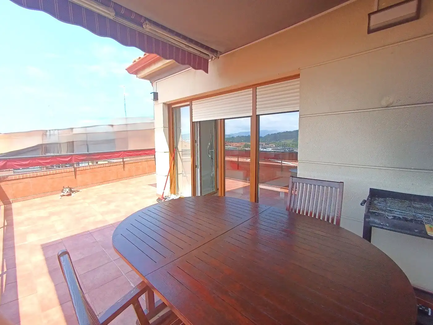 Terrasse von Dachboden zum Verkauf in Sopela mit Heizung, Terrasse und Abstellraum