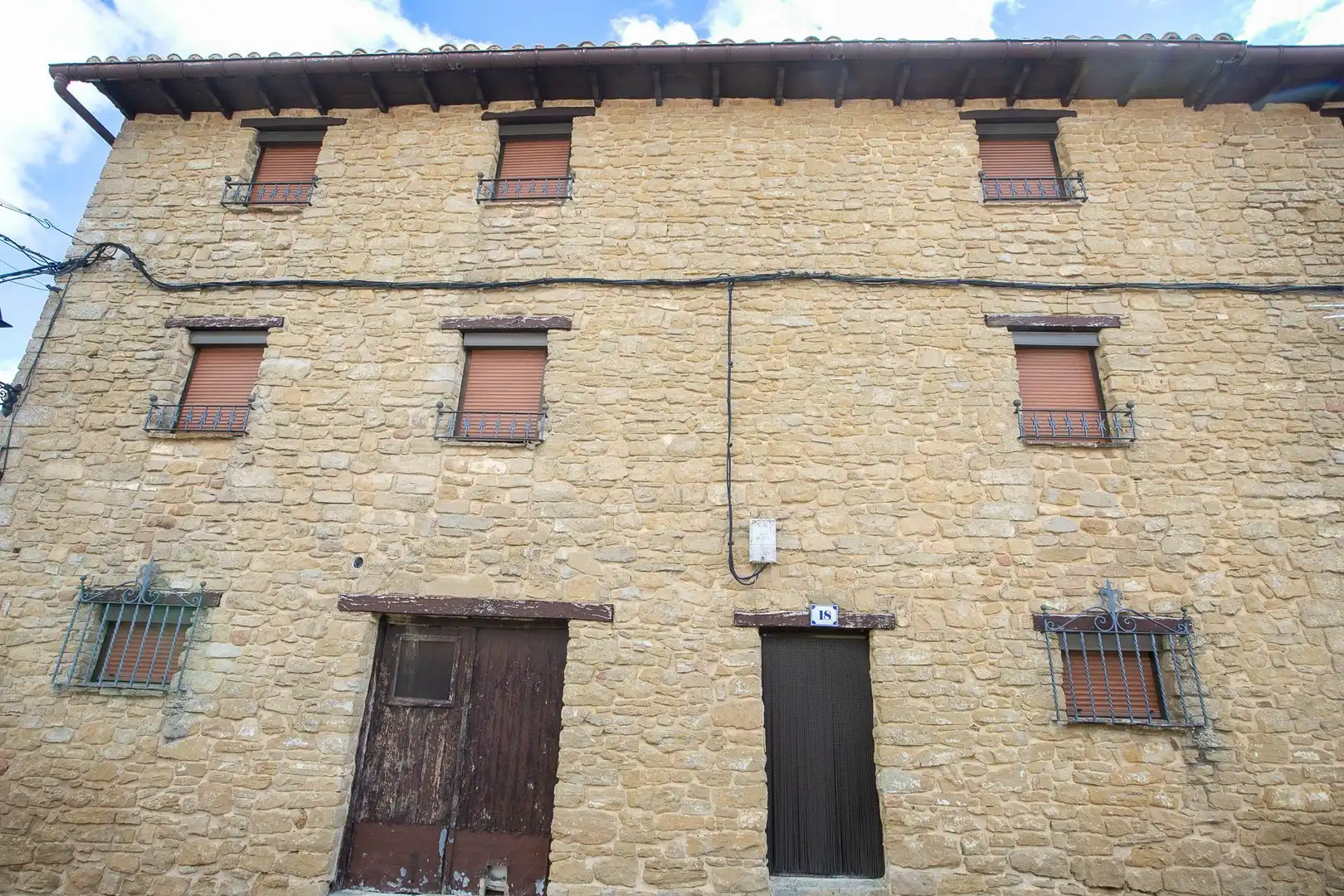 Exterior view of Country homes for sale in Ujué / Uxue  with Heating, Storage room and Furnished