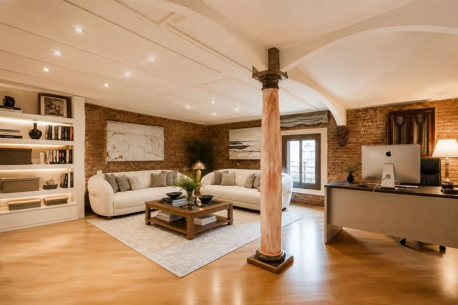 Sala d'estar de Apartament en venda en Barcelona
