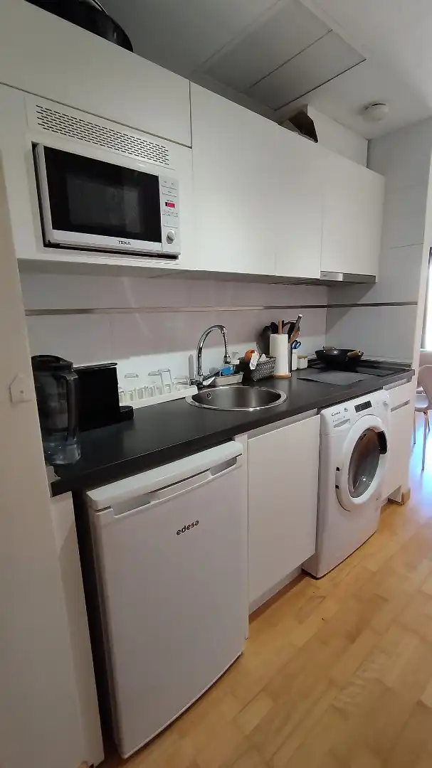 Kitchen of Flat for rent in Málaga  with Air Conditioner, Parquet flooring and Furnished