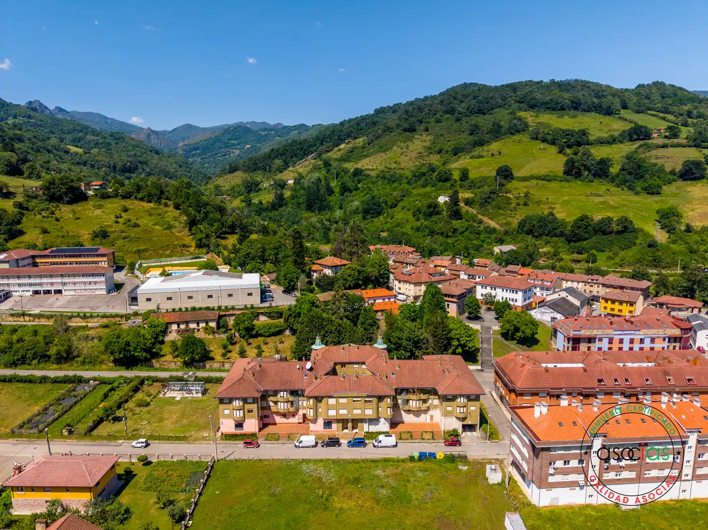 Exterior view of Flat for sale in Teverga  with Heating, Parquet flooring and Terrace