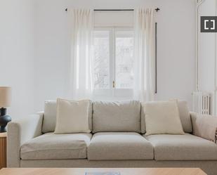 Living room of Flat to rent in  Barcelona Capital  with Air Conditioner, Heating and Furnished