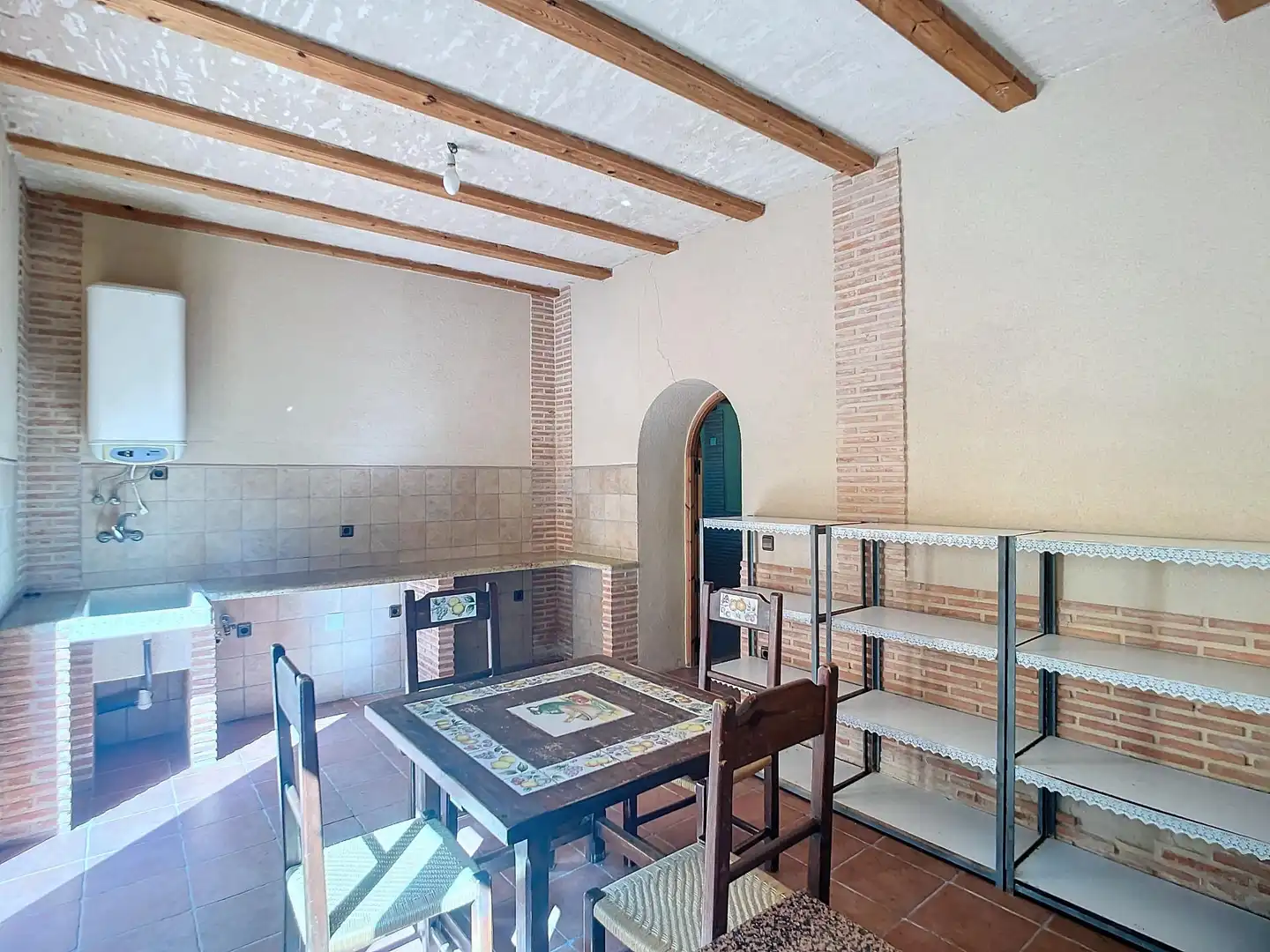 Cocina de Finca rústica en venta en Tibi con Jardín privado, Terraza y Trastero