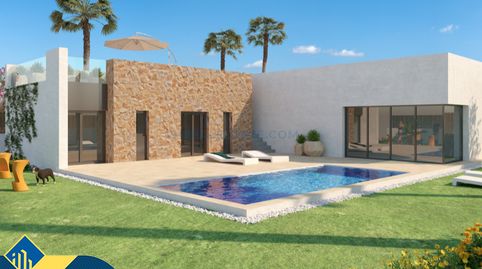 Casas con piscina en construcción en Algorfa, provincia de Alicante. 3 habitaciones | 119 m² | 12 kilómetros del mar