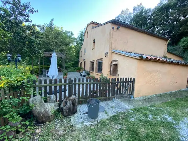 Vista exterior de Finca rústica en venta en Vallgorguina con Calefacción, Jardín privado y Horno