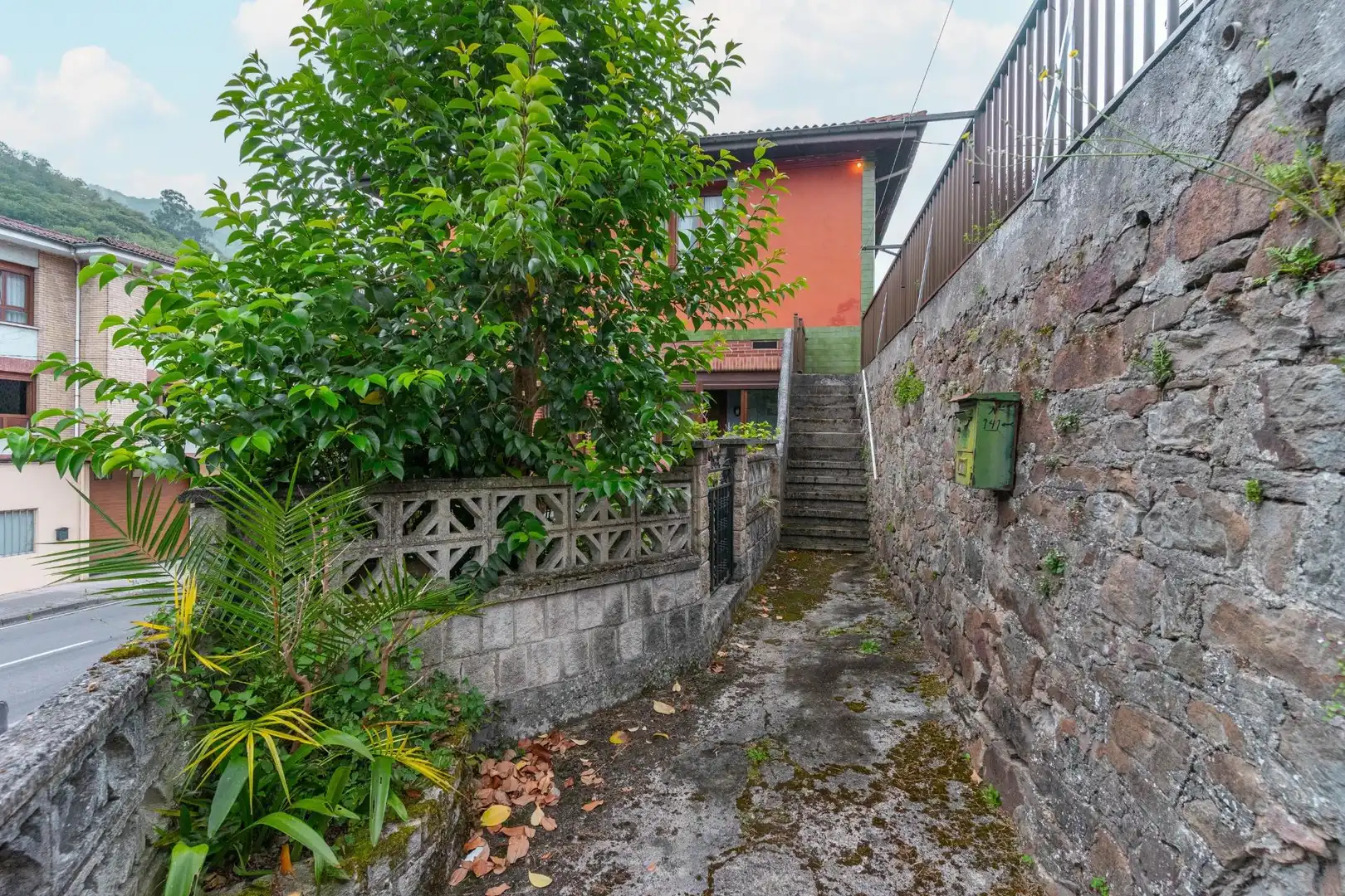 Vista exterior de Casa adosada en venta en Mieres (Asturias)