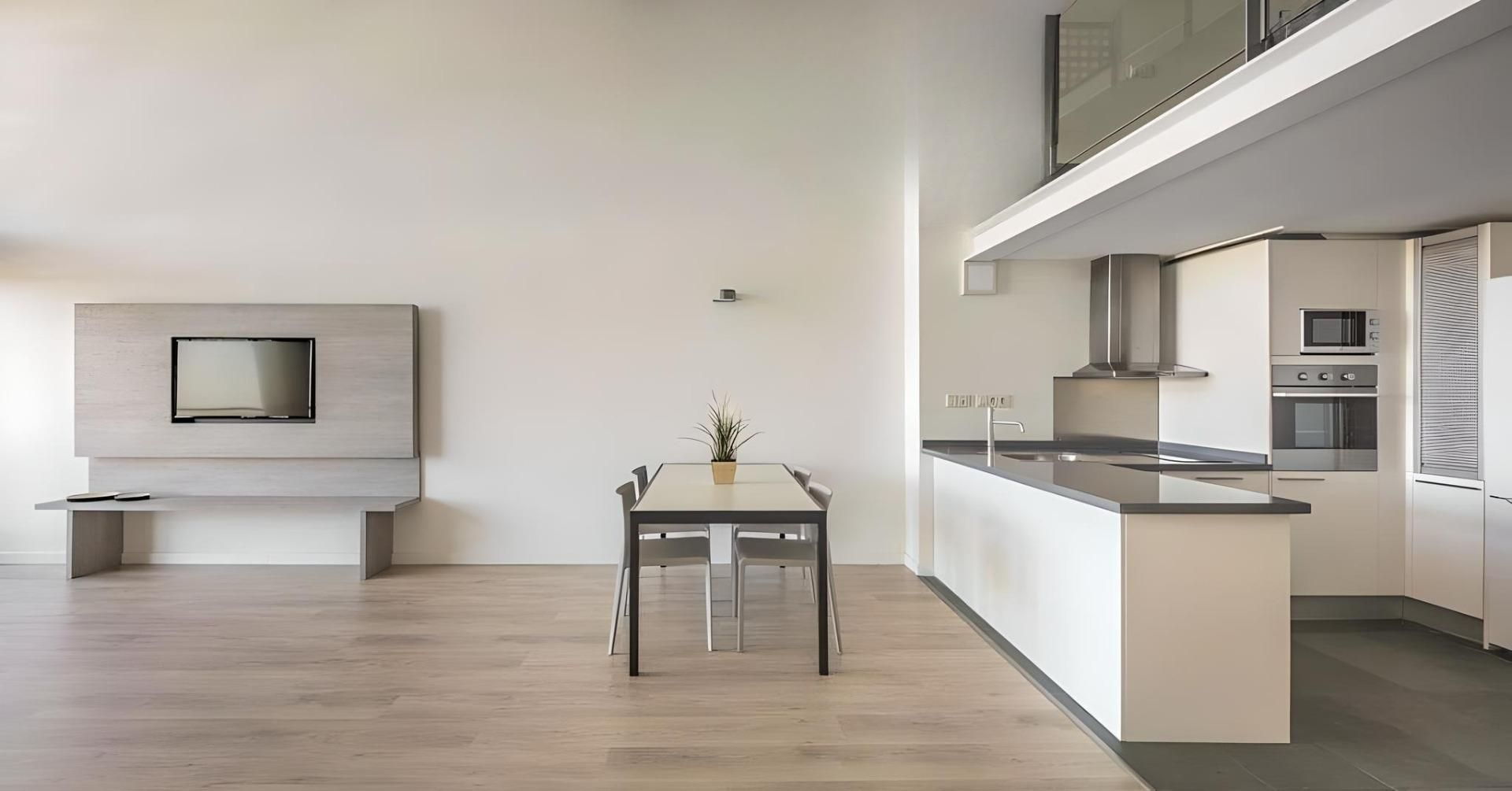Cuina de Loft de lloguer en Xirivella amb Aire condicionat, Calefacció i Balcó