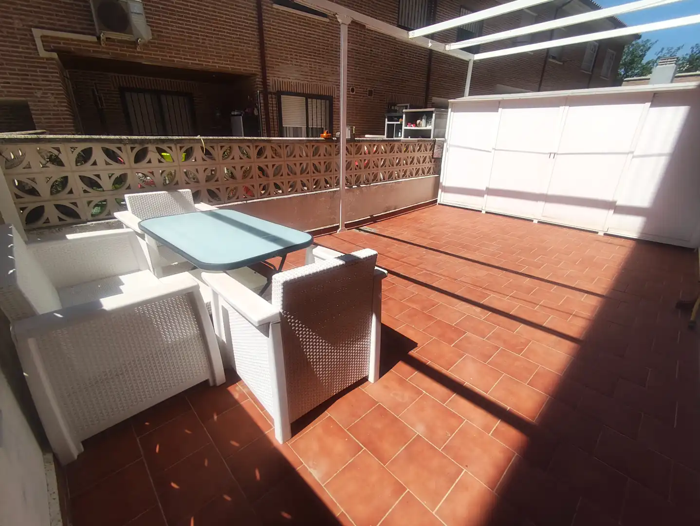 Terrace of Flat for rent in Valmojado  with Air Conditioner, Heating and Private garden