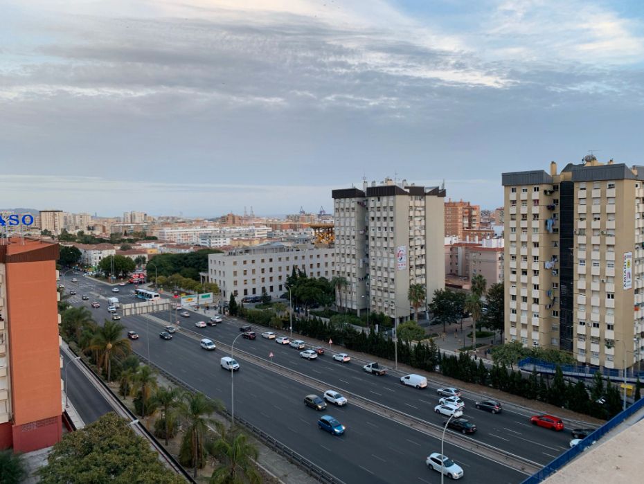 Exterior view of Flat for sale in Málaga Capital  with Furnished and Balcony